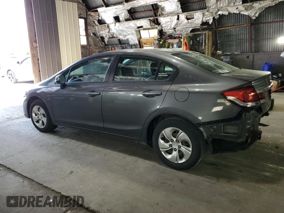 2013 Honda Civic LX z VIN 2HGFB2F50DH559957, wystawiony jako Copart lot #59290165 z przebiegiem 148 553 mil mil oraz Szkoda całkowita • Salvage title. Historia ofert i sprzedaży dostępna na DreamBid. Obrazek 2.