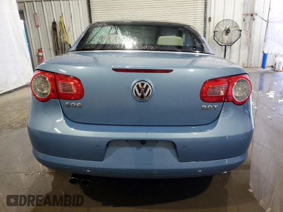 2007 Volkswagen Eos 2.0T with VIN WVWFA71F27V016605, listed as a Copart auction lot 42120195 with 110,788 mi miles and Salvage Title. Bid and sale history available at DreamBid. Image 6.