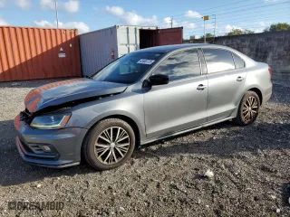 2018 Volkswagen Jetta 1.4T SE with VIN 3VWDB7AJ5JM219141, listed as a Copart auction lot 43460775 with 64,922 mi miles and Salvage Title. Bid and sale history available at carsss.com. Image 1.
