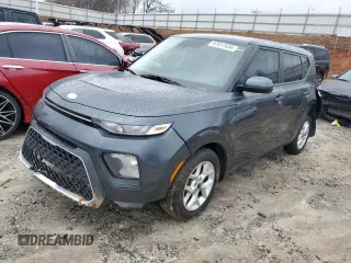 2020 Kia Soul S with VIN KNDJ23AU3L7031546, listed as a Copart auction lot 87012434 with 87,272 mi miles and Salvage Title. Bid and sale history available at carsss.com. Image 1.