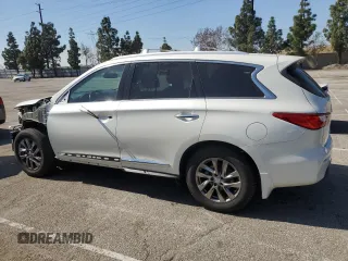 2015 Infiniti QX60 with VIN 5N1AL0MN9FC547224, listed as a Copart auction lot 46501015 with 101,359 mi miles and Salvage Title. Bid and sale history available at carsss.com. Image 2.