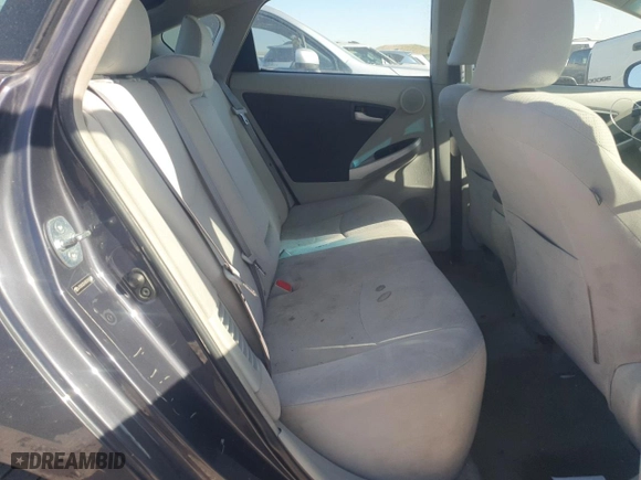 2011 Toyota Prius I with VIN JTDKN3DU0B0260118, listed as a Copart auction lot 52765075 with 246,557 mi miles and Salvage Title. Bid and sale history available at carsss.com. Image 10.