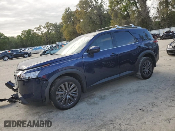 2024 Nissan Pathfinder SL with VIN 5N1DR3CB7RC243155, listed as a Copart auction lot 49779345 with 31,002 mi miles and Salvage title. Bid and sale history available at DreamBid. Image 1.