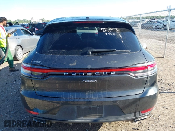 2021 Porsche Macan with VIN WP1AA2A52MLB09795, listed as a IAAI auction lot 42075503 with 26,834 mi miles and . Bid and sale history available at DreamBid. Image 16.