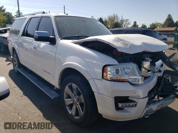 2015 Ford Expedition Max Platinum with VIN 1FMJK1MT3FEF47571, listed as a Copart auction lot 72982334 with 171,809 mi miles and Salvage title. Bid and sale history available at DreamBid. Image 4.