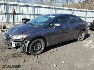 2015 Honda Civic Sedan LX with VIN 2HGFB2F52FH509628, listed as a Copart auction lot 46159885 with 150,759 mi miles and Salvage Title. Bid and sale history available at carsss.com. Image 1.