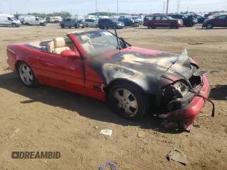 2000 Mercedes-Benz SL-Class with VIN WDBFA68F1YF193740, listed as a Copart auction lot 72018884 with 0 mi miles and Clean Title. Bid and sale history available at carsss.com. Image 4.
