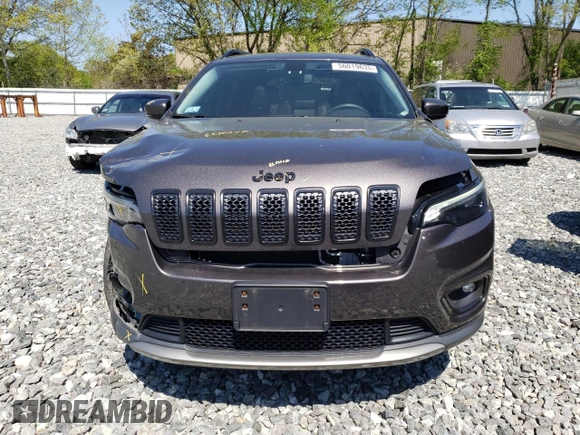 2019 Jeep Cherokee Limited with VIN 1C4PJMDX5KD133083, listed as a Copart auction lot 56019635 with 83,370 mi miles and Non repairable. Bid and sale history available at DreamBid. Image 5.