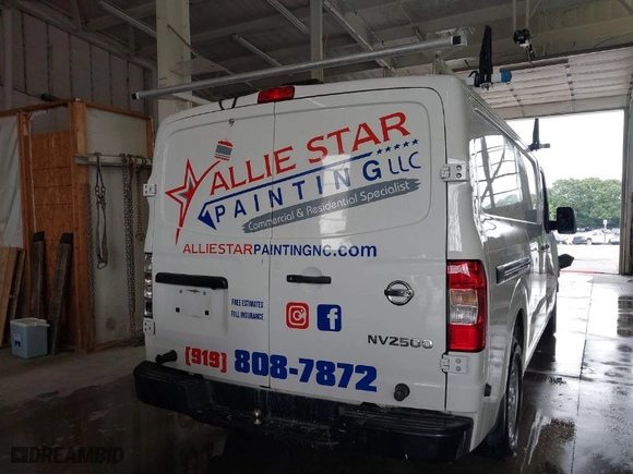 2018 Nissan NV Cargo S with VIN 1N6BF0KY7JN808504, listed as a IAAI auction lot 39906506 with 83,900 mi miles. Bid and sale history available at carsss.com. Image 16.