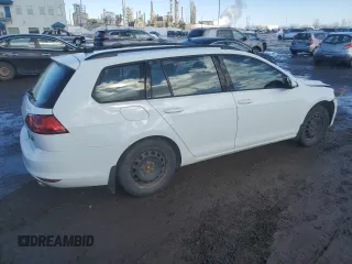2017 Volkswagen Golf SportWagen S with VIN 3VW017AU9HM528133, listed as a Copart auction lot 46409895 with 134,744 mi miles and Salvage Title. Bid and sale history available at carsss.com. Image 3.