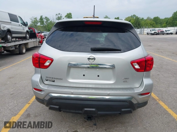 2017 Nissan Pathfinder SV z VIN 5N1DR2MM0HC619400, wystawiony jako IAAI lot #42457072 z przebiegiem 159 839 mil mil oraz . Historia ofert i sprzedaży dostępna na DreamBid. Obrazek 17.