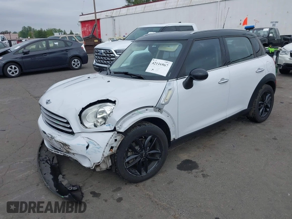 2012 MINI Countryman with VIN WMWZB3C57CWM04258, listed as a IAAI auction lot 42116867 with 168,550 mi miles and . Bid and sale history available at DreamBid. Image 18.