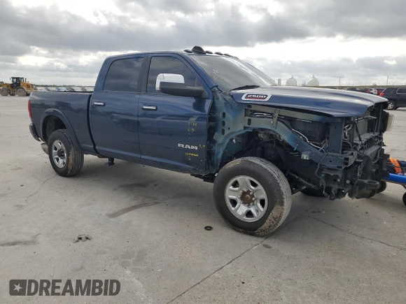 2022 Ram 2500 Laramie with VIN 3C6UR5FL9NG170275, listed as a Copart auction lot 57064275 with 99,003 mi miles and Salvage title. Bid and sale history available at DreamBid. Image 4.
