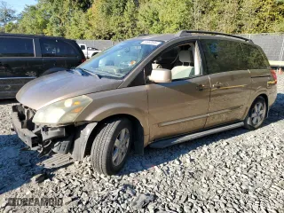 2004 Nissan Quest SE with VIN 5N1BV28U64N333661, listed as a Copart auction lot 74992534 with 0 mi miles and Salvage Title. Bid and sale history available at carsss.com. Image 1.