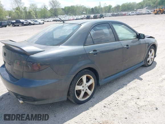 2005 Mazda 6 Sport S with VIN 1YVHP80DX55M60044, listed as a IAAI auction lot 42181650 with 161,463 mi miles and . Bid and sale history available at DreamBid. Image 4.