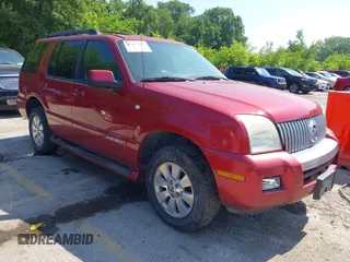 2008 Mercury Mountaineer with VIN 4M2EU47E98UJ11809, listed as a IAAI auction lot 42447103 with 161,131 mi miles and . Bid and sale history available at DreamBid. Image 1.