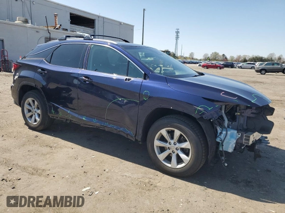 2017 Lexus RX with VIN 2T2BZMCA8HC114237, listed as a Copart auction lot 51142415 with 52,663 mi miles and Salvage Title. Bid and sale history available at carsss.com. Image 4.