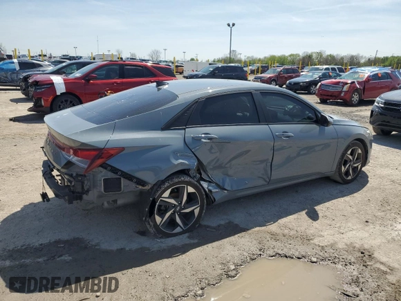 2023 Hyundai Elantra SEL с VIN KMHLS4AG5PU417753, выставлен на аукционе Copart как лот 53434915 с пробегом 15 147 миль миль и Списание • Salvage title. История ставок и продаж доступна на DreamBid. Изображение 3.