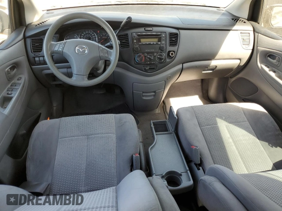 2006 Mazda MPV LX with VIN JM3LW28A660559606, listed as a Copart auction lot 71081614 with 120,200 mi miles and Salvage Title. Bid and sale history available at carsss.com. Image 8.