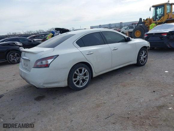 2012 Nissan Maxima 3.5 SV with VIN 1N4AA5AP5CC824840, listed as a IAAI auction lot 41279624 with 143,409 mi miles. Bid and sale history available at carsss.com. Image 4.