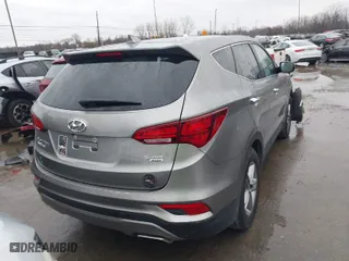 2017 Hyundai Santa Fe Sport 2.4L with VIN 5NMZTDLB4HH036370, listed as a IAAI auction lot 41208497 with 57,192 mi miles. Bid and sale history available at carsss.com. Image 16.