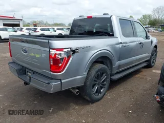 2023 Ford F-150 XL with VIN 1FTEW1C53PFC27546, listed as a IAAI auction lot 42123401 with 53,881 mi miles. Bid and sale history available at carsss.com. Image 4.