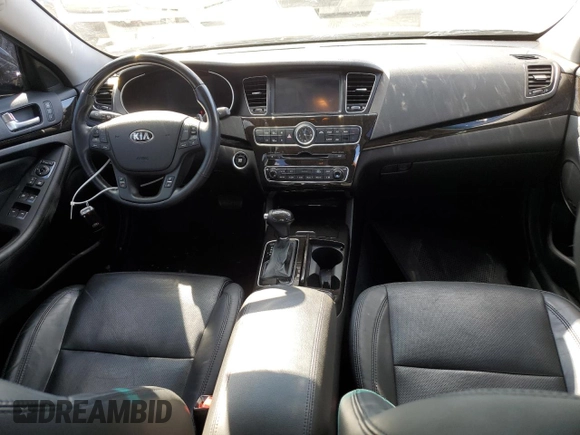 2015 Kia Cadenza Premium with VIN KNALN4D72F5176604, listed as a Copart auction lot 58287744 with 69,419 mi miles and Salvage Title. Bid and sale history available at carsss.com. Image 8.