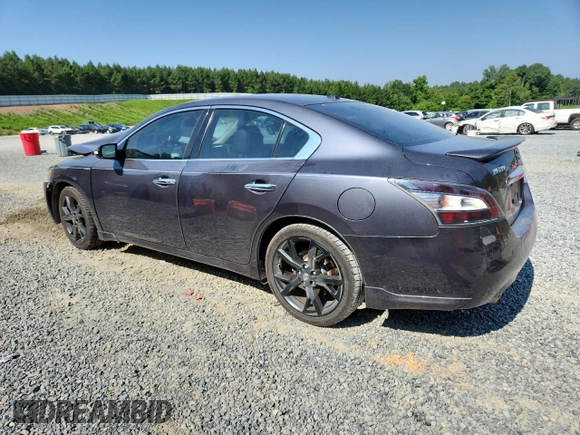 2013 Nissan Maxima SV with VIN 1N4AA5AP1DC844987, listed as a Copart auction lot 63761645 with 141,065 mi miles and Salvage title. Bid and sale history available at DreamBid. Image 2.