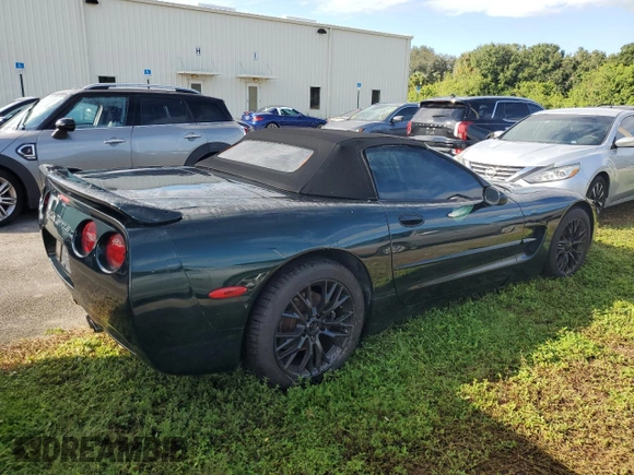 2000 Chevrolet Corvette with VIN 1G1YY32G2Y5107601, listed as a Copart auction lot 74361444 with 0 mi miles and Salvage Title. Bid and sale history available at carsss.com. Image 3.