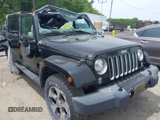 2017 Jeep Wrangler Unlimited Sahara with VIN 1C4BJWEG3HL719400, listed as a IAAI auction lot 42365859 with 68,486 mi miles and . Bid and sale history available at DreamBid. Image 1.