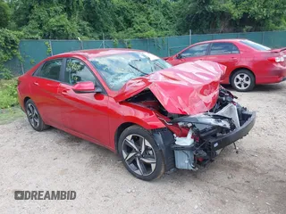 2023 Hyundai Elantra SEL with VIN 5NPLS4AG1PH103080, listed as a IAAI auction lot 42592198 with 38,544 mi miles and . Bid and sale history available at DreamBid. Image 1.