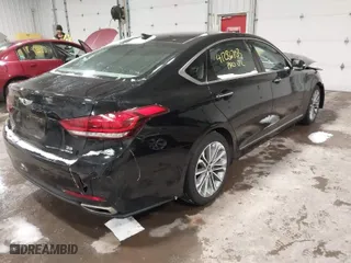 2017 Genesis G80 3.8L with VIN KMHGN4JE2HU202159, listed as a IAAI auction lot 41286703 with 45,025 mi miles. Bid and sale history available at carsss.com. Image 4.