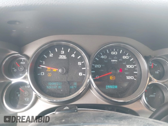 2012 Chevrolet Silverado 1500 LT with VIN 1GCRCSE09CZ131494, listed as a IAAI auction lot 42043422 with 124,162 mi miles. Bid and sale history available at carsss.com. Image 7.