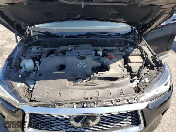 2021 Infiniti QX50 Essential with VIN 3PCAJ5CB3MF119468, listed as a Copart auction lot 61561645 with 56,347 mi miles and Salvage title. Bid and sale history available at DreamBid. Image 12.