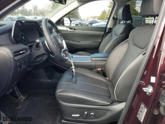 2024 Hyundai Palisade SEL with VIN KM8R4DGE5RU795391, listed as a Copart auction lot 43398655 with 5,811 mi miles and Salvage Title. Bid and sale history available at carsss.com. Image 7.