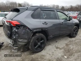 2020 Toyota RAV4 Hybrid XSE with VIN JTME6RFV3LD502316, listed as a Copart auction lot 43389425 with 39,670 mi miles and Salvage Title. Bid and sale history available at carsss.com. Image 3.