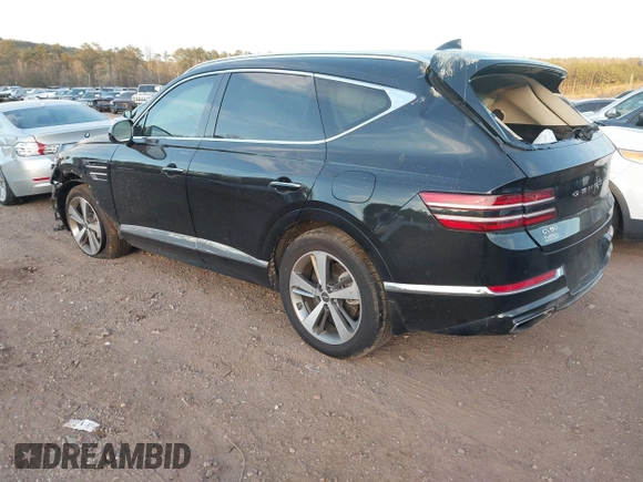 2021 Genesis GV80 with VIN KMUHCESC7MU063042, listed as a IAAI auction lot 41236516 with 40,535 mi miles and . Bid and sale history available at DreamBid. Image 3.