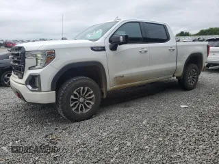 2021 GMC Sierra 1500 AT4 with VIN 3GTP9EED6MG375292, listed as a Copart auction lot 58512715 with 46,604 mi miles and Salvage title. Bid and sale history available at DreamBid. Image 1.