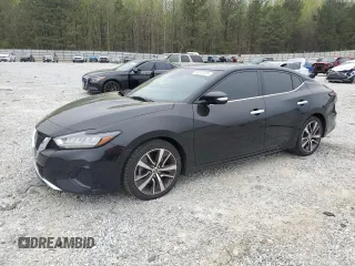 2020 Nissan Maxima SV with VIN 1N4AA6CV1LC368689, listed as a Copart auction lot 50631255 with 101,301 mi miles and Salvage title. Bid and sale history available at DreamBid. Image 1.