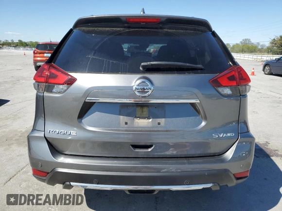 2019 Nissan Rogue SV with VIN JN8AT2MV2KW395087, listed as a Copart auction lot 53240965 with 97,237 mi miles and Salvage Title. Bid and sale history available at carsss.com. Image 6.