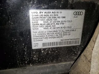 2019 Audi Q7 Premium with VIN WA1AHAF76KD043576, listed as a Copart auction lot 42242865 with 57,524 mi miles and Salvage title. Bid and sale history available at DreamBid. Image 13.