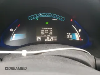 2015 Nissan LEAF SV with VIN 1N4AZ0CP6FC322612, listed as a Copart auction lot 47860363 with 56,136 mi miles. Bid and sale history available at carsss.com. Image 9.