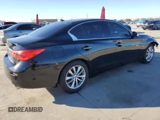 2017 Infiniti Q50 Signature Edition with VIN JN1EV7AP3HM735784, listed as a Copart auction lot 85597114 with 119,249 mi miles and Salvage Title. Bid and sale history available at DreamBid. Image 3.