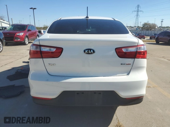 2017 Kia Rio EX with VIN KNADN4A30H6071790, listed as a Copart auction lot 80709114 with 75,402 mi miles and Salvage Title. Bid and sale history available at carsss.com. Image 6.