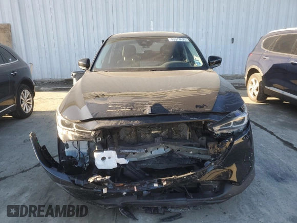 2022 Mazda CX-5 2.5 S Premium Package with VIN JM3KFBDM8N1544836, listed as a Copart auction lot 45573495 with 75,312 mi miles and Salvage Title. Bid and sale history available at carsss.com. Image 5.