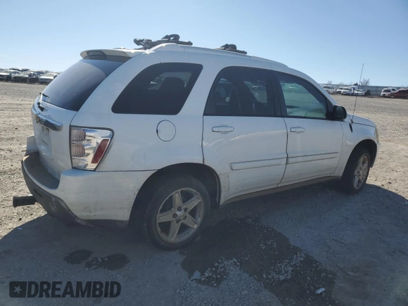 2005 Chevrolet Equinox LT with VIN 2CNDL63F556126778, listed as a Copart auction lot 46102105 with 0 mi miles and Salvage Title. Bid and sale history available at carsss.com. Image 3.