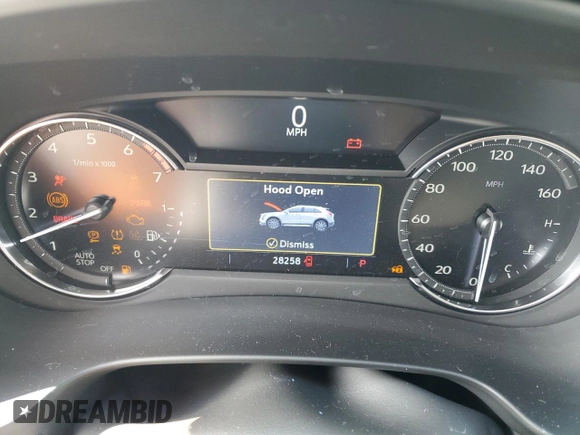 2020 Cadillac XT4 AWD Luxury with VIN 1GYFZBR41LF072810, listed as a Copart auction lot 46290883 with 28,258 mi miles and . Bid and sale history available at carsss.com. Image 9.