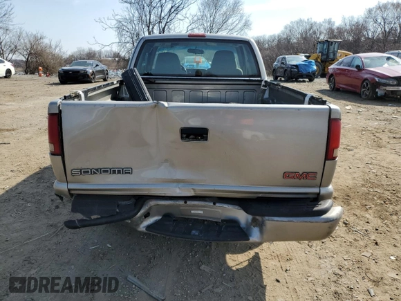 2003 GMC Sonoma SLS z VIN 1GTCS19X438126834, wystawiony jako Copart lot #47657815 z przebiegiem 77 789 mil mil oraz Szkoda całkowita • Salvage title. Historia ofert i sprzedaży dostępna na DreamBid. Obrazek 6.