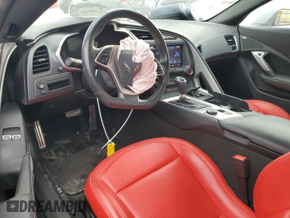 2017 Chevrolet Corvette 1LT with VIN 1G1YB2D75H5113479, listed as a Copart auction lot 47667185 with 31,151 mi miles and Salvage Title. Bid and sale history available at carsss.com. Image 8.