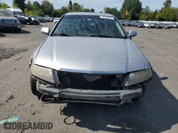 2005 Acura TSX with VIN JH4CL96885C022001, listed as a Copart auction lot 49680145 with 206,166 mi miles and Salvage Title. Bid and sale history available at carsss.com. Image 5.